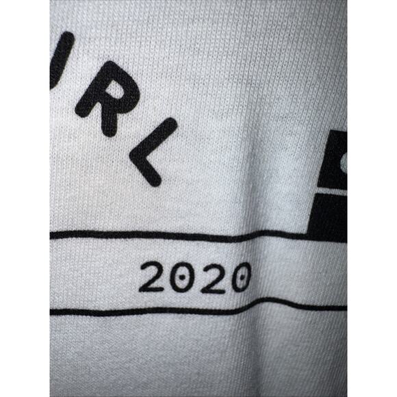 Poshmark 2020 2XL Posh Fest TShirt Short Sleeve White Black Gildan Heavy Cotton - Picture 6 of 7